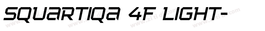 Squartiqa 4F Light字体转换